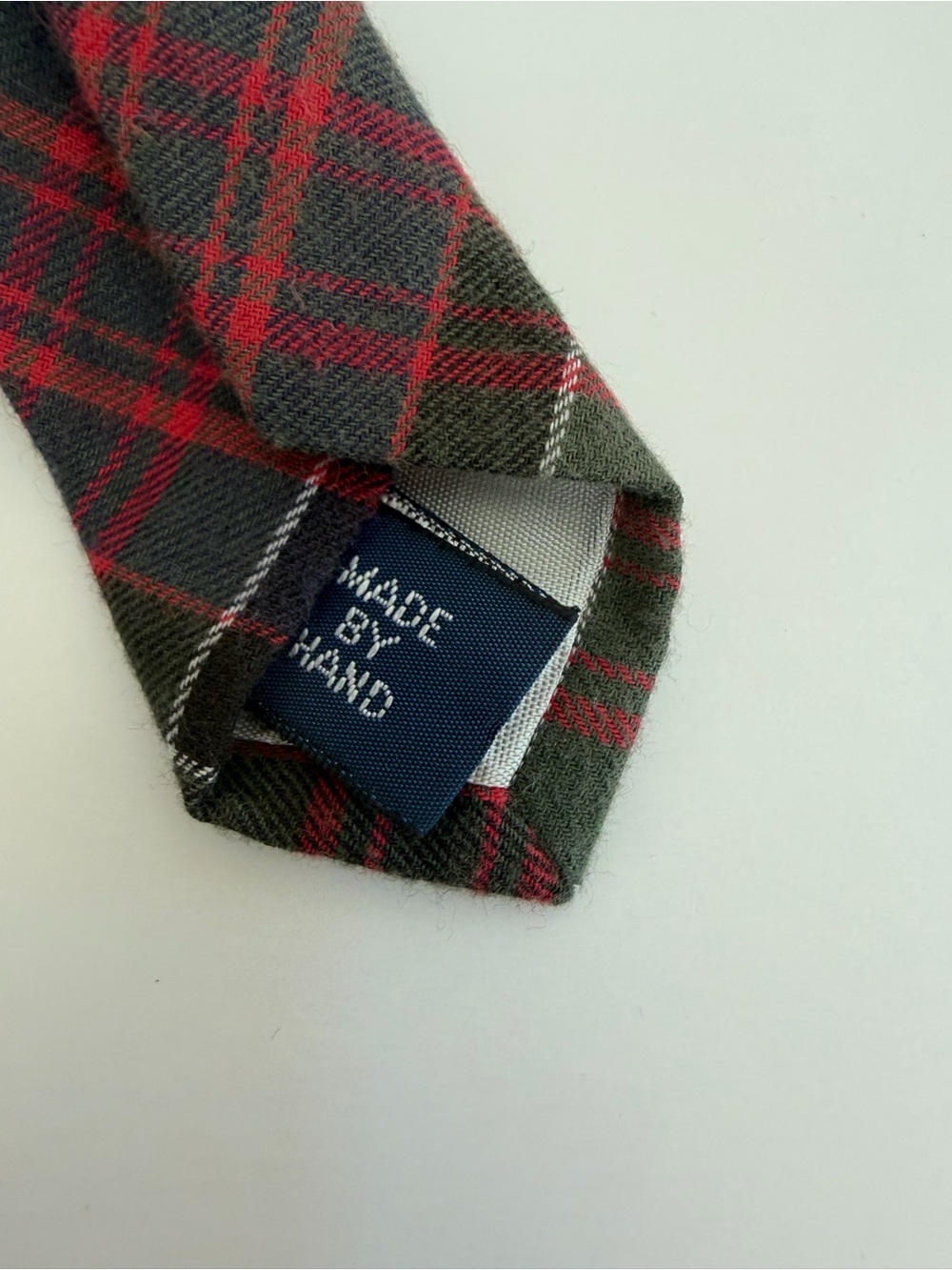 Vtg Polo Ralph Lauren Tartan Tie Plaid 100% Cotton Pony Preppy Handmade in USA - Picture 8 of 8